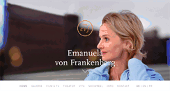 Desktop Screenshot of emanuela-von-frankenberg.de